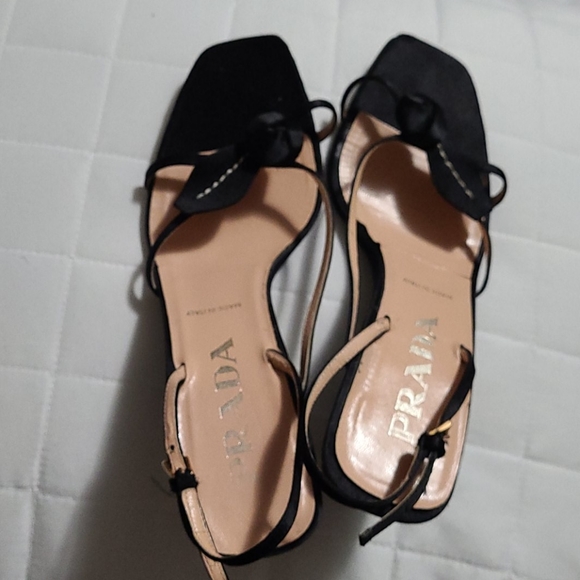 Prada Shoes - Prada satin sandals
